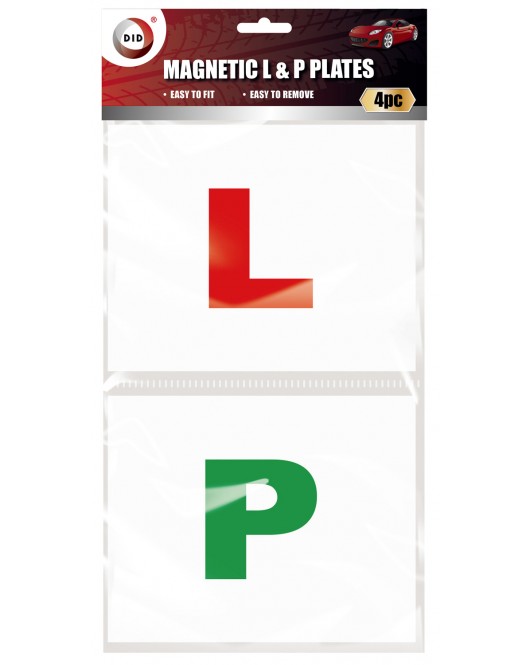 4pc Magnetic L & P Plates