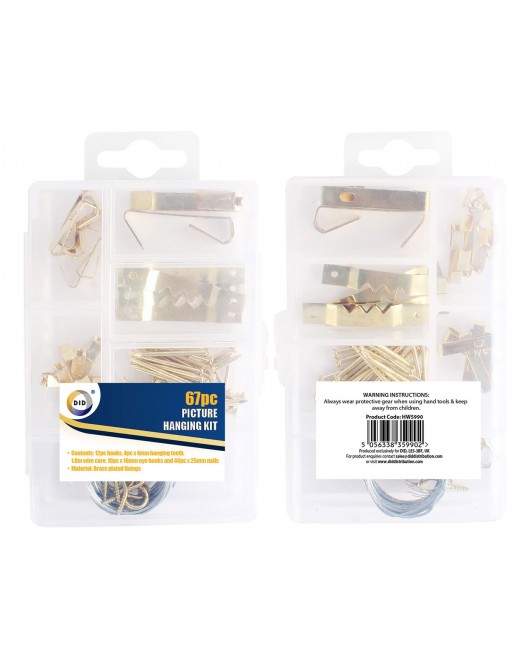 67pc Picture Hanging Kit