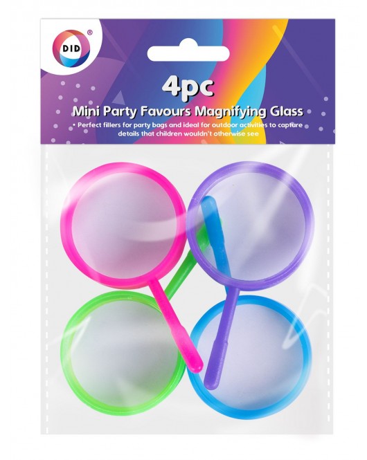 4pc Mini Party Favours Magnifying Glass
