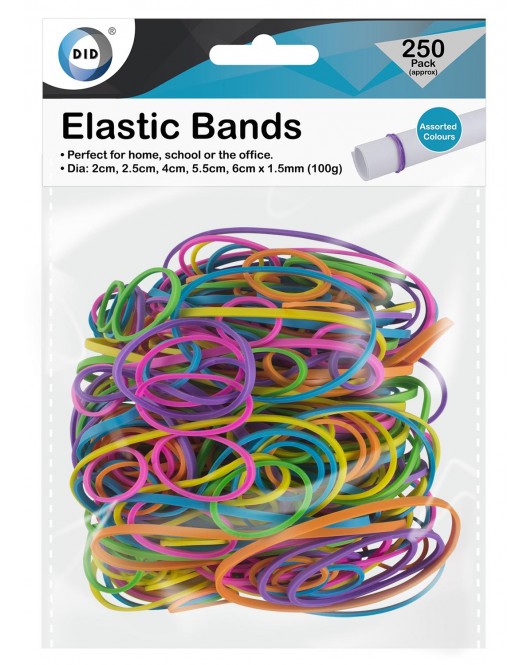 250pc Elastic Bands