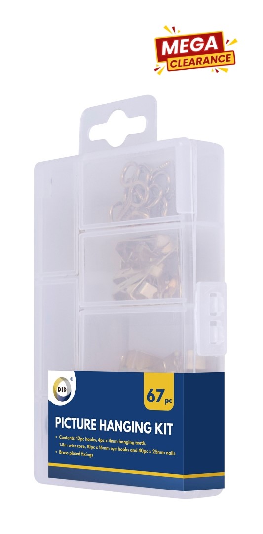 67pc Picture Hanging Kit