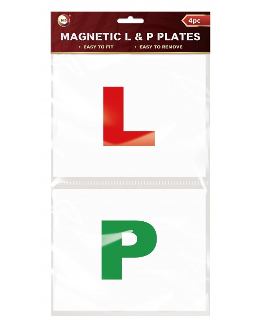 4pc Magnetic L & P Plates