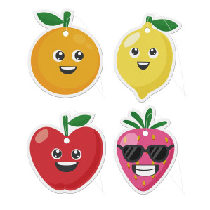 4Pk Fruit Car Air Fresheners