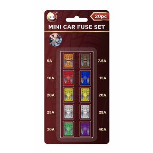 20pc Mini Car Fuse Set 20pc Mini Car Fuse Set