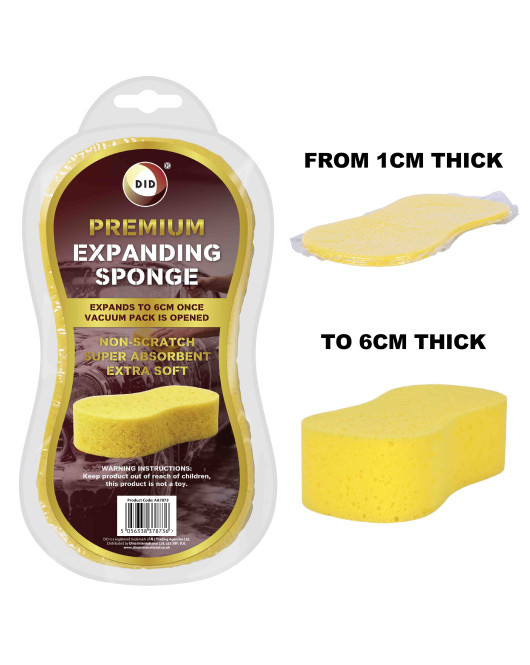 Expanding Car Sponge