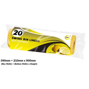 20pc Swing Bin Liners with Tie Handles 20pc Swing Bin Liners with Tie Handles