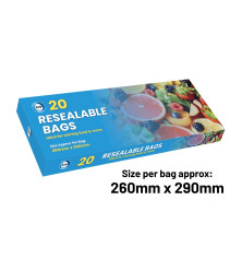 20pc Resealable Bags