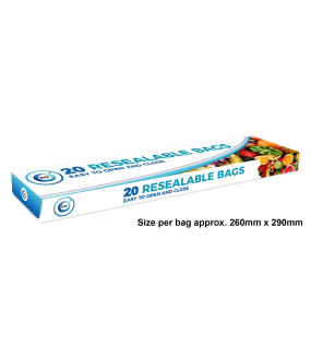 20pc Resealable Bags 20pc Resealable Bags