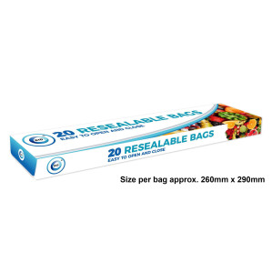 20pc Resealable Bags 20pc Resealable Bags