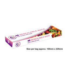 40pc Resealable Bags