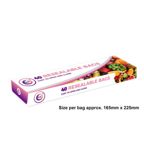 40pc Resealable Bags 40pc Resealable Bags