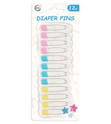 12pc Diaper Pins