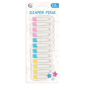 12pc Diaper Pins 12pc Diaper Pins