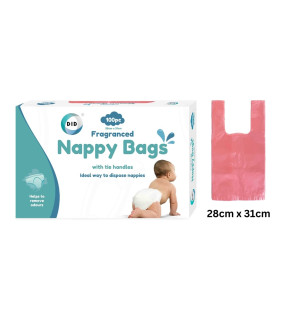 100Pk Fragranced Nappy Bags 100Pk Fragranced Nappy Bags