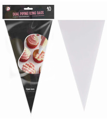 10pc Dual Piping Icing Bags