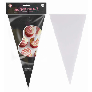 10pc Dual Piping Icing Bags 10pc Dual Piping Icing Bags