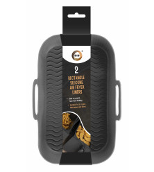2pc Rectangle Silicone Air Fryer Liners