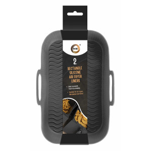 2pc Rectangle Silicone Air Fryer Liners 2pc Rectangle Silicone Air Fryer Liners