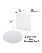 10" Round Silver Cake Board & Tall Box