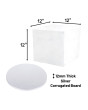 12" Round Silver Cake Board & Tall Box