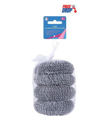 4pc Jumbo Galvanized Steel Scourers