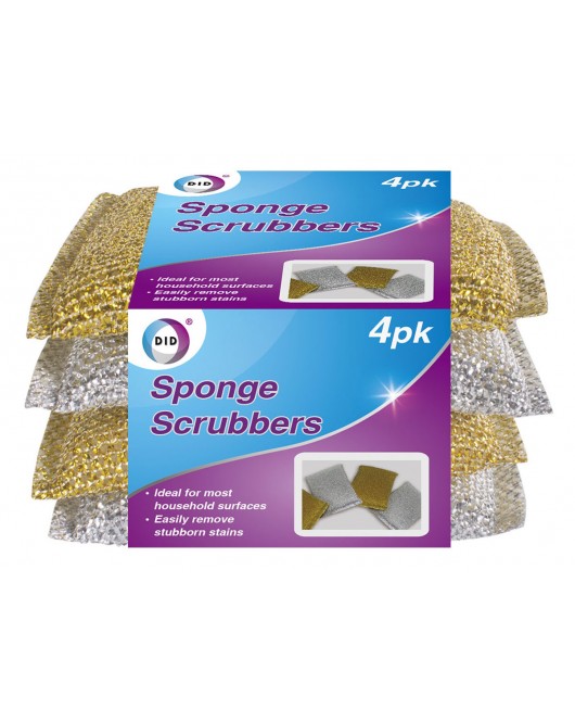 4pc Sponge Scrubbers