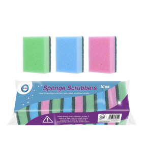 10pc Sponge Scrubbers 10pc Sponge Scrubbers
