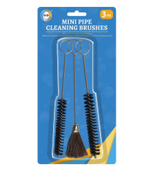 3pc Mini Pipe Cleaning Brushes
