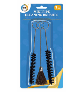 3pc Mini Pipe Cleaning Brushes 3pc Mini Pipe Cleaning Brushes