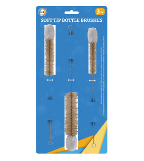 3pc Soft Tip Bottle Brushes 3pc Soft Tip Bottle Brushes