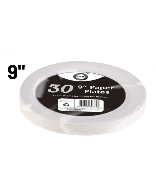 30pc 9" Paper Plates