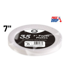 35pc 7" Paper Plates