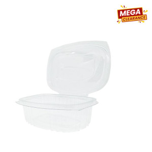 100pc Pet Minbar Transparent Hinged Lid Containers 80Cc 4G 100pc Pet Minbar Transparent Hinged Lid Containers 80Cc 4G