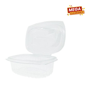 100pc Pet Minbar Transparent Hinged Lid Containers 100Cc 4.5G 100pc Pet Minbar Transparent Hinged Lid Containers 100Cc 4.5G