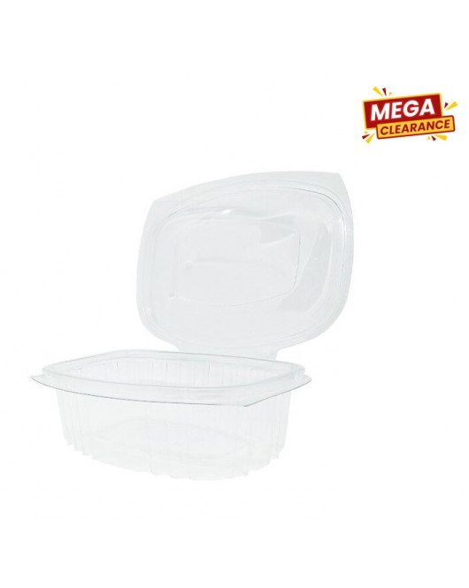 100pc Pet Minbar Transparent Hinged Lid Containers 100Cc 4.5G