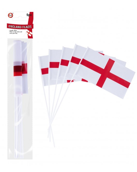 5pc England Flags