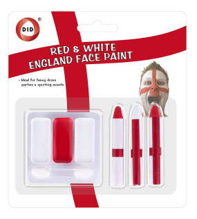 Red & White England Face Paint Red & White England Face Paint