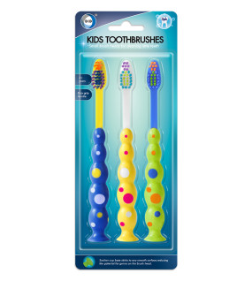 3pc Kids Toothbrushes 3pc Kids Toothbrushes