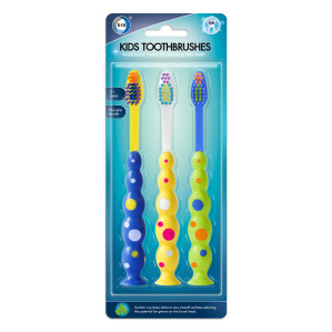 3pc Kids Toothbrushes 3pc Kids Toothbrushes