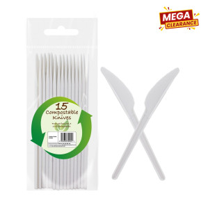 15pc Compostable Knives 15pc Compostable Knives