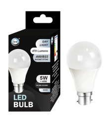 Day Light Led Bulb 5W A60/B22