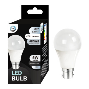 Day Light Led Bulb 5W A60/B22 Day Light Led Bulb 5W A60/B22