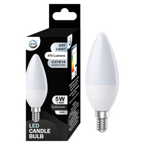 Day Light Led Candle Bulb 5W C37/E14 Day Light Led Candle Bulb 5W C37/E14