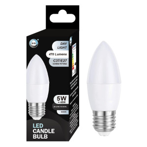Day Light Led Candle Bulb 5W C37/E27 Day Light Led Candle Bulb 5W C37/E27