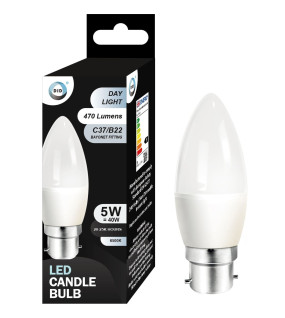 Day Light Led Candle Bulb 5W C37/B22 Day Light Led Candle Bulb 5W C37/B22