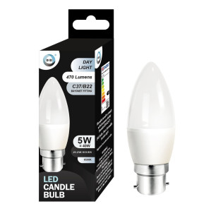 Day Light Led Candle Bulb 5W C37/B22 Day Light Led Candle Bulb 5W C37/B22