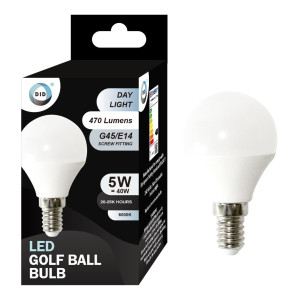 Day Light Led Golf Ball Bulb 5W G45/E14 Day Light Led Golf Ball Bulb 5W G45/E14