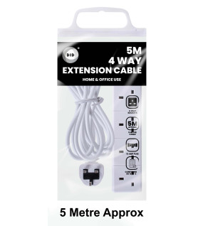 5m 4 Way Extension Cable 5m 4 Way Extension Cable