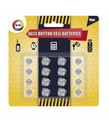 16pc Ag13 Button Cell Batteries