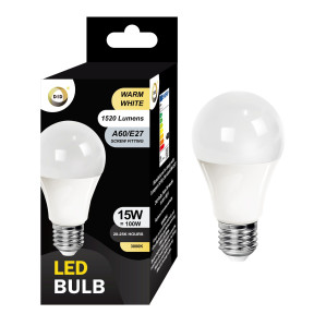 Warm White Led Bulb 15W A60/E27 Warm White Led Bulb 15W A60/E27